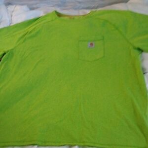 Carhartt Mens  Green 3xL  Pocket Tee